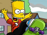 Online Game Bart Simpson Skateboarding
