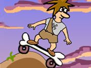 Online Game Stone Age Skater 2