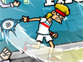 Online Game Clowns in the Face