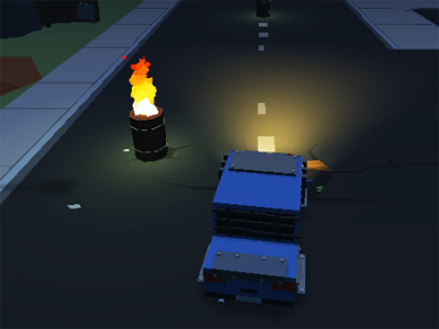 Online Game Blocky Zombie Highway