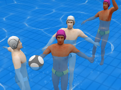 Online Game Qlympics: Water Polo