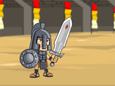 Online Game Gladiator Combat Arena