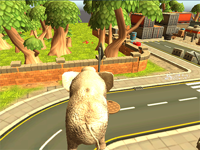 Wild Animal Zoo City Simulator