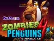 Jogo Online Zombies vs Penguins 4